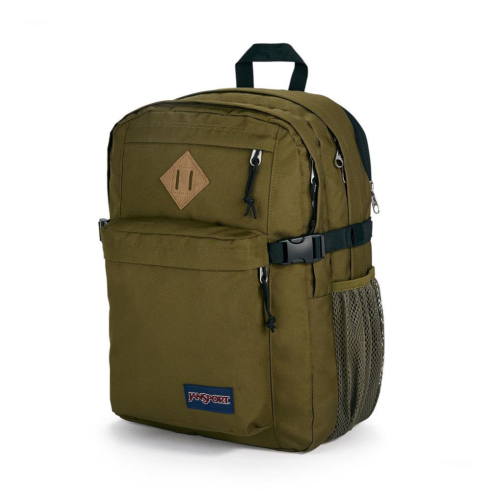 Sac à Dos Scolaire JanSport Main Campus Vert Olive | AAT-54612360